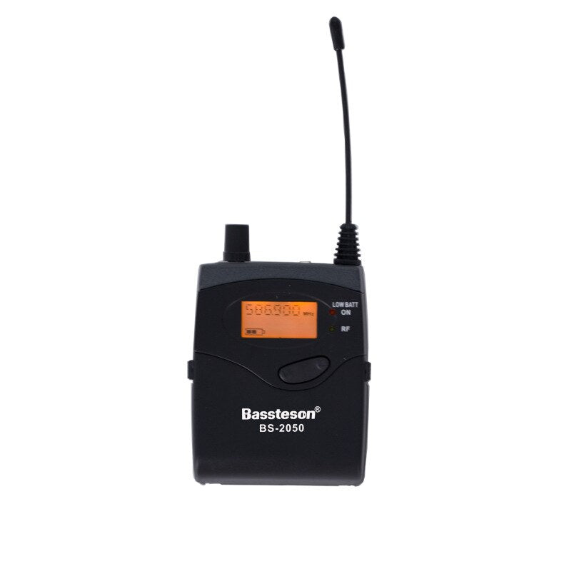 Top Quality IEM2050 2 Channel In Ear Monitor Wireless System Professional Monitoring With Earphone for Stage Performance